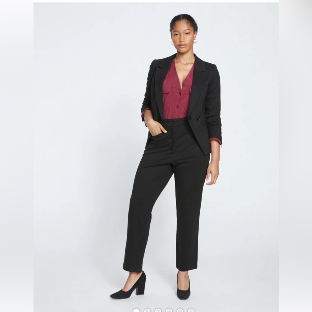 Universal Standard Long Cigarette Ponte Pants black new with tags 2XL (30-32)